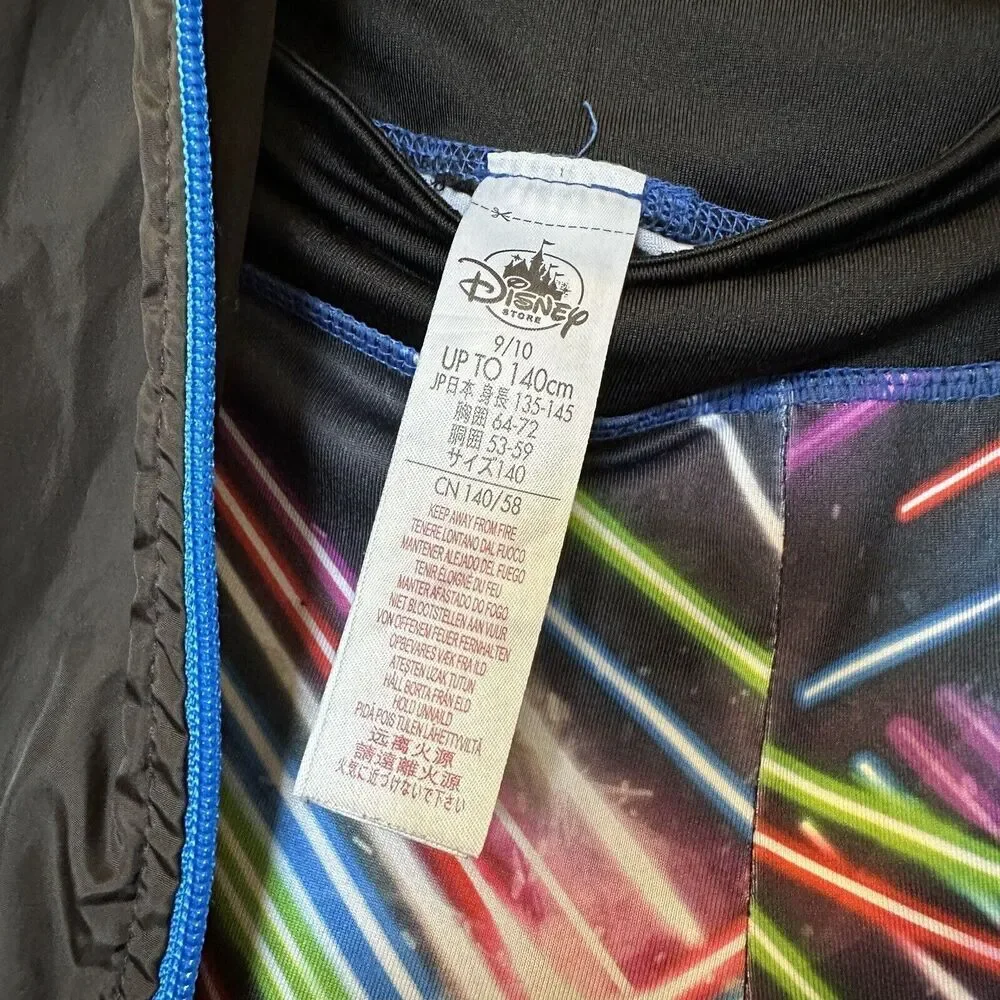 Girls Disney Jedi Force In Training Two‎ Piece Outfit Jacket Leggings 9/10 Saber